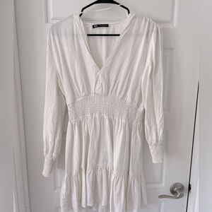 Zara White Dress